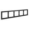 Рамка пластиковая VOLTUM S70 на 5 постов, (графит) VLS100507 Рамка пластиковая VOLTUM S70 на 5 постов, (графит) VLS100507