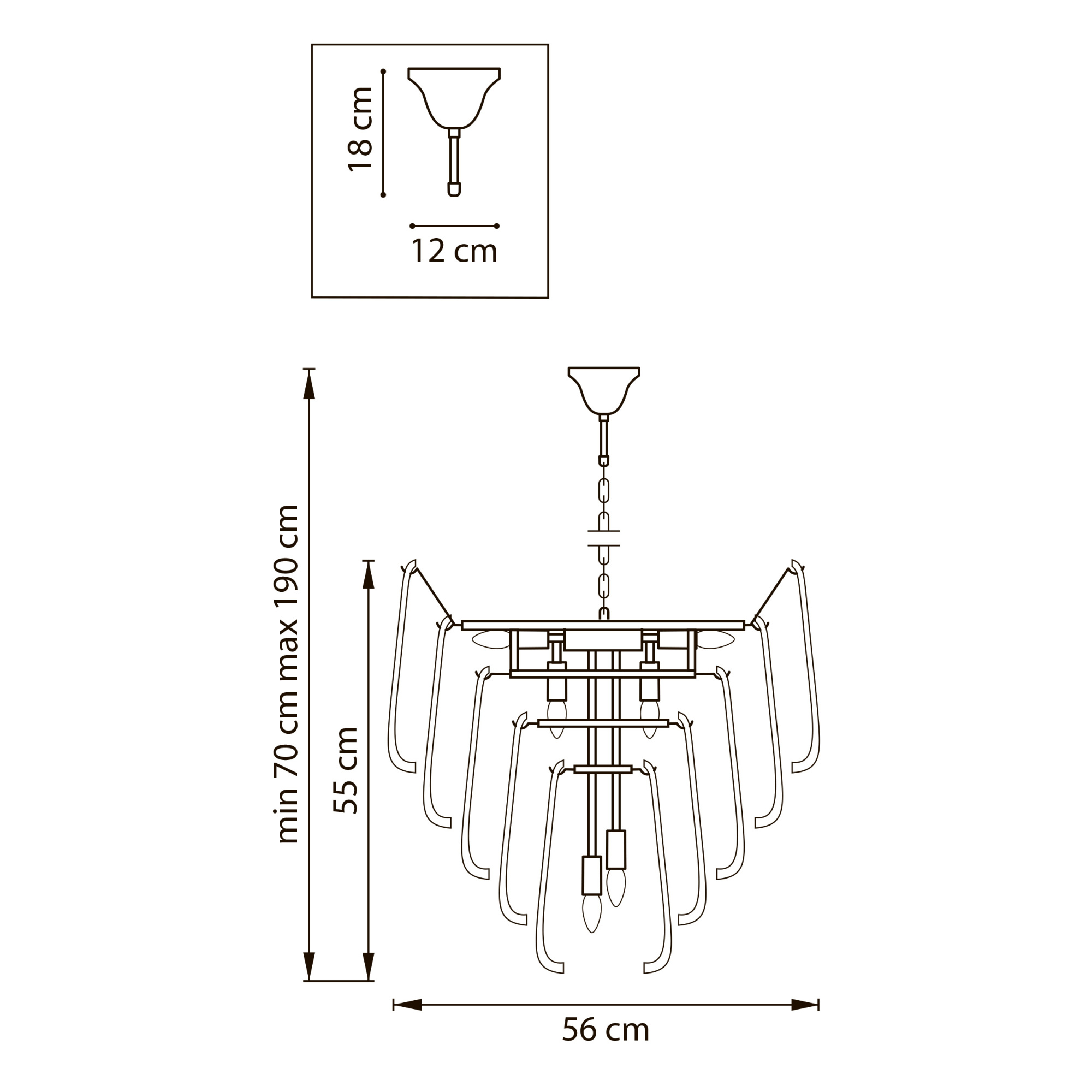Люстра подвесная Lightstar Retro II 799102