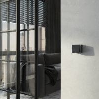 Выключатель одноклавишный Werkel Gallant (черный с серебром) W5010034 a051160