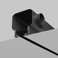 Диффузор с гексагональной сеткой, линейный, для натяжного потолка, черный, КСД тип 3 Maytoni Aero ARC-LD-SC-000013