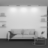 Трековый магнитный светодиодный светильник Maytoni EXILITY Basis TR030-2-24W2.7K-B