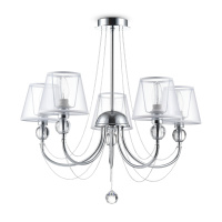 Люстра на штанге Freya Beverly FR5661-PL-05-CH