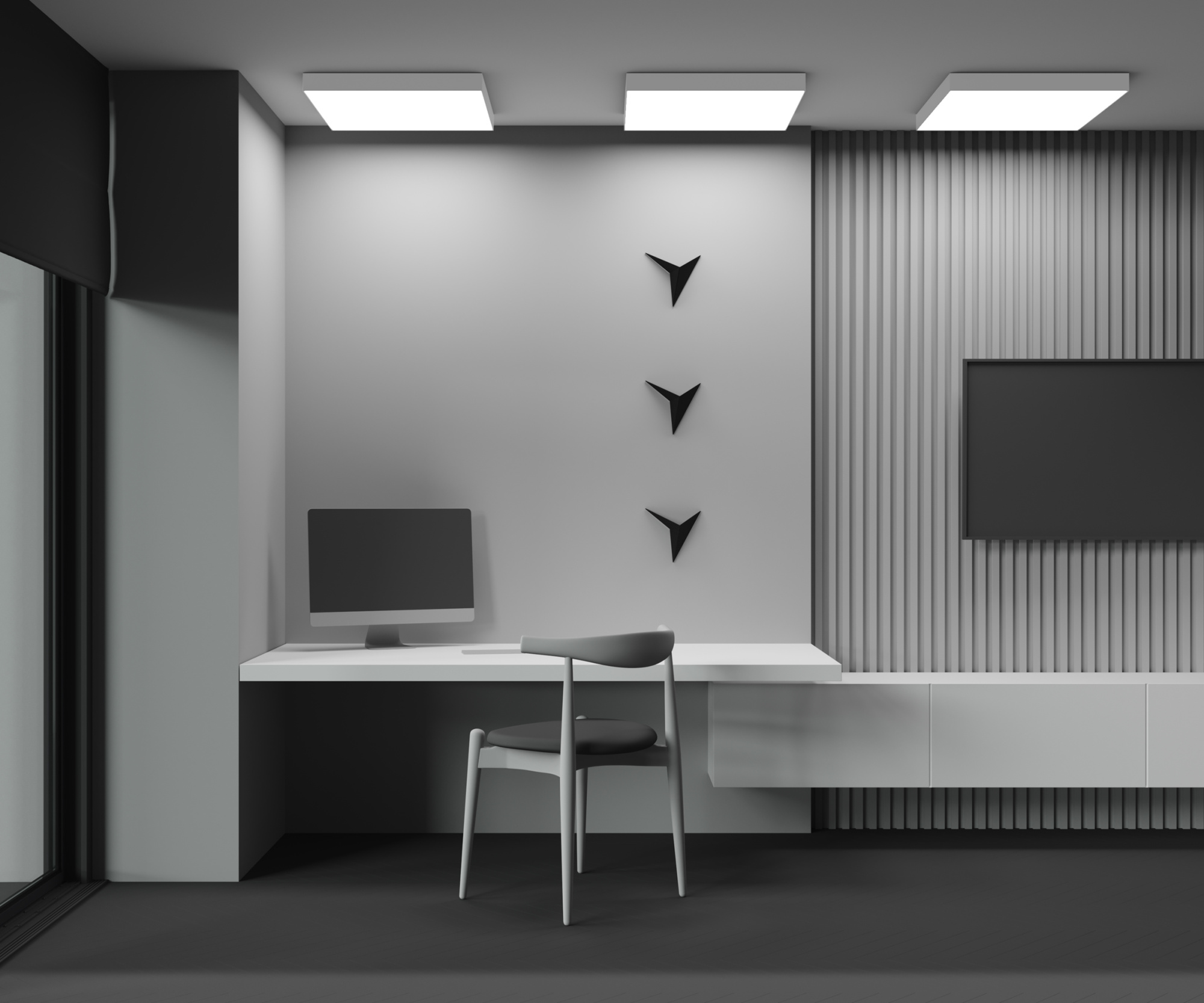 Светильник потолочный светодиодный Maytoni Zon C032CL-90W3K-SQ-W