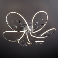 Люстра светодиодная потолочная Eurosvet Venzel 90082/6 Хром 00000083234