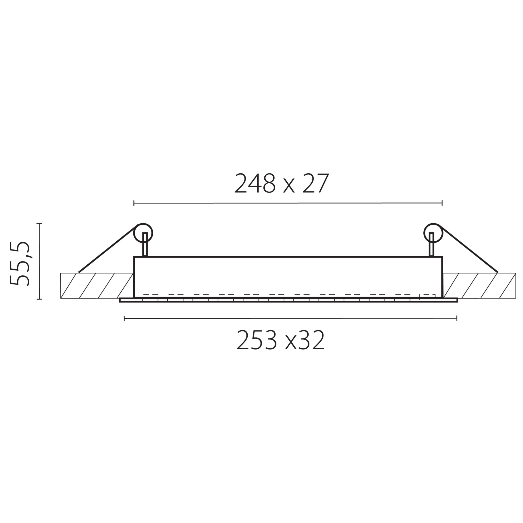 Светильник встраиваемый светодиодный Lightstar Guarda 080346
