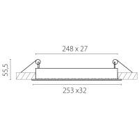 Светильник встраиваемый светодиодный Lightstar Guarda 080346