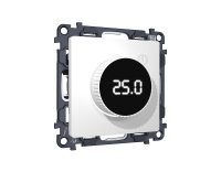 Комплект механизма терморегулятора теплого пола с цифровым дисплеем с подсветкой Ambrella Volt Alfa MA125810