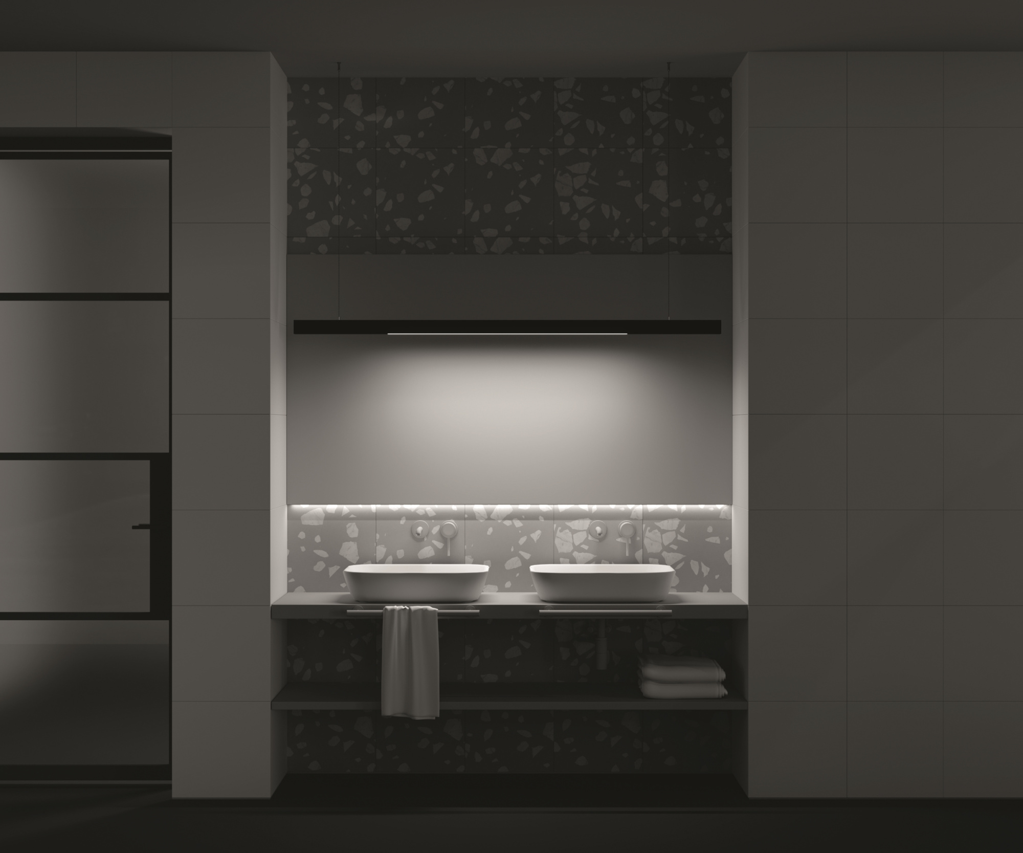 Трековый магнитный светодиодный светильник Maytoni Exility Basis TR030-4-30WTW-DD2-B