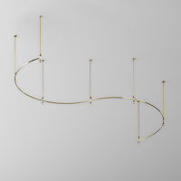 Шинопровод однофазный накладной/подвесной Maytoni Flarity TRX154-2SR-D1800-BS