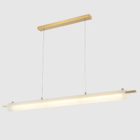 Светильник подвесной светодиодный Crystal Lux TUNNEL SP40 LED BRASS