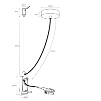 Заглушка с блоком питания для 7554/7555 HANOK 7557 Mantra Hanok 7557