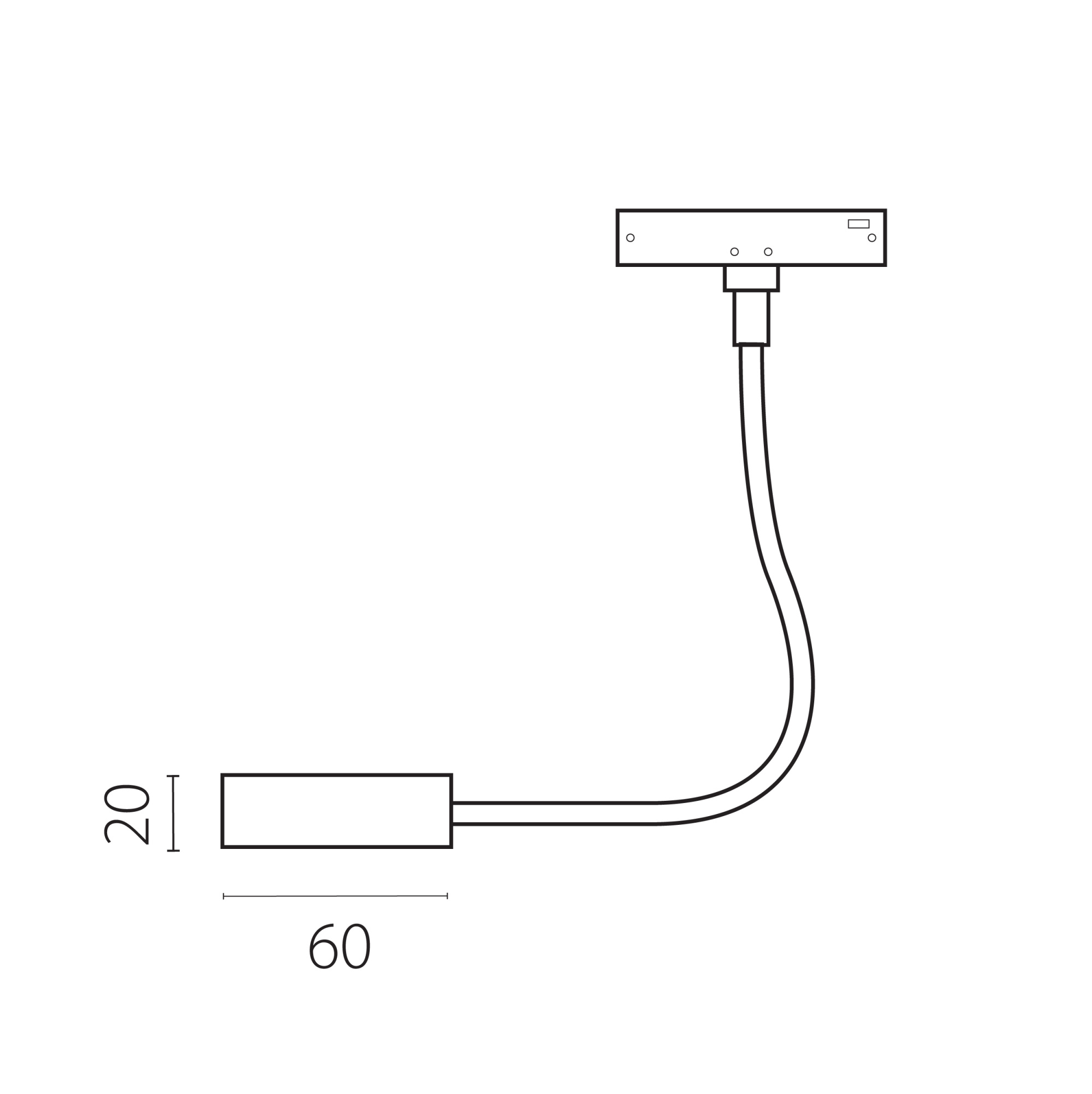 Трековый магнитный светодиодный светильник Lightstar Linea 236037