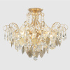 Люстра потолочная Crystal Lux ESMIRALDA PL6 GOLD