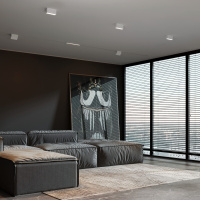 Светильник потолочный светодиодный Elektrostandard Block 25109/LED 10W 3000K белый (a066996)