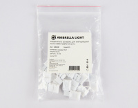 Соединитель угловой L для светодиодной ленты 2835 12/24V (3 конт.) 10 шт Ambrella light GS GS6601