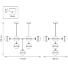 Потолочная люстра Lightstar Globo 813191