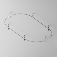 Шинопровод магнитный накладной Maytoni Flarity TRX154-2SR-D1200-PT