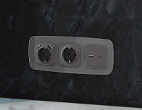 Рамка 1-постовая Ambrella Volt OMEGA Radian OF320651