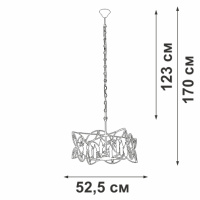 Люстра подвесная Vitaluce V3008-8/8
