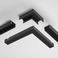 Угловой коннектор питания Maytoni Basity TRA172CPC-1B