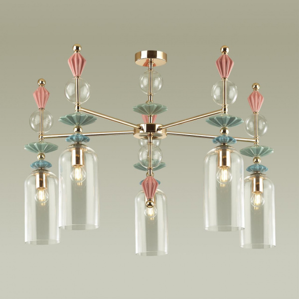 Потолочная люстра Odeon Light Bizet 4855/5C