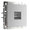 Розетка Ethernet RJ-45 серебряная Werkel W1181006 4690389156472 a051501