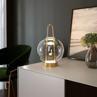Настольная лампа светодиодная Eurosvet Frasco 80507/1 латунь a069347