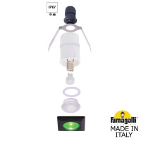 Грунтовый светильник FUMAGALLI TERESA SQUARE 2L4.000.000.LXZ1L