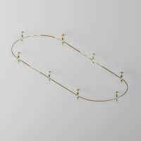 Шинопровод однофазный накладной/подвесной Maytoni Flarity TRX154-2SR-D1200-BS