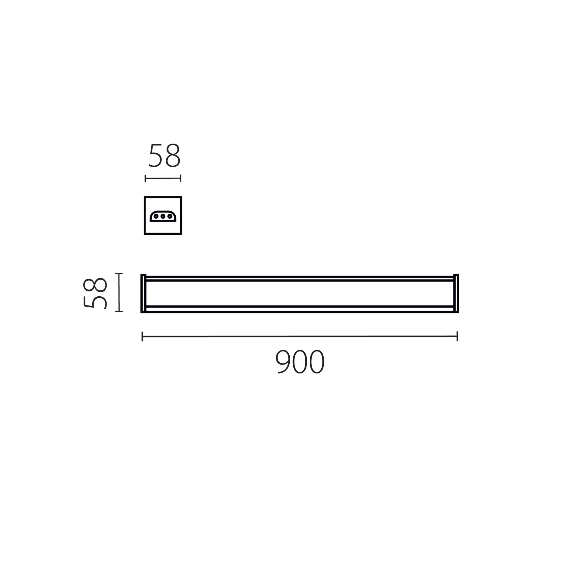 Линейный светильник светодиодный Lightstar Trito 456367