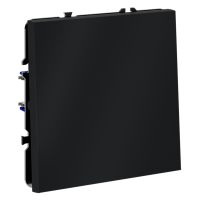 Выключатель с самовозвратом встраиваемый VOLTUM S70 одноклавишный (графит) VLS010607