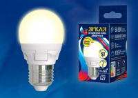 Лампа светодиодная диммируемая Uniel E27 7W 3000K матовая LED-G45 7W/3000K/E27/FR/DIM PLP01WH UL-00004303 Лампа светодиодная диммируемая Uniel E27 7W 3000K матовая LED-G45 7W/3000K/E27/FR/DIM PLP01WH UL-00004303