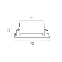 Рефлектор круглый для рамок 07520х/07520X-01 Lightstar STELLA 075502