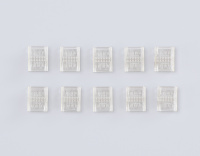 Коннектор прямой COB 12/24V для лент 12mm GS6362 (2 конт.) (10шт. в комплекте) Ambrella light Illumination GS6362