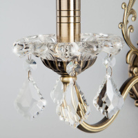 Бра Eurosvet Elisha 3281/1 античная бронза/прозрачный хрусталь Strotskis 00000065241