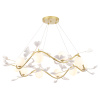 Люстра подвесная Crystal Lux COLIBRI SP10 GOLD