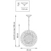 Подвесной светильник Lightstar Verona 727061 Подвесной светильник Lightstar Verona 727061