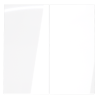 Клавиши для выключателя/переключателя двухклавишного Voltum S70 (белый глянцевый) VLS000301