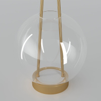 Настольная лампа светодиодная Eurosvet Frasco 80507/1 латунь a069347