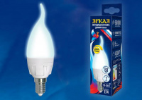 Лампа светодиодная диммируемая Uniel E14 7W 4000K матовая LED-CW37 7W/4000K/E14/FR/DIM PLP01WH UL-00004298 Лампа светодиодная диммируемая Uniel E14 7W 4000K матовая LED-CW37 7W/4000K/E14/FR/DIM PLP01WH UL-00004298