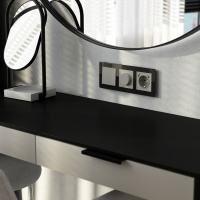 Выключатель одноклавишный дымчатый Werkel W1210004 a069447