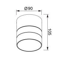 Уличный архитектурный светильник Mantra SALER 9100