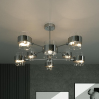 Люстра на штанге Eurosvet Arcada 70127/8 хром a056958